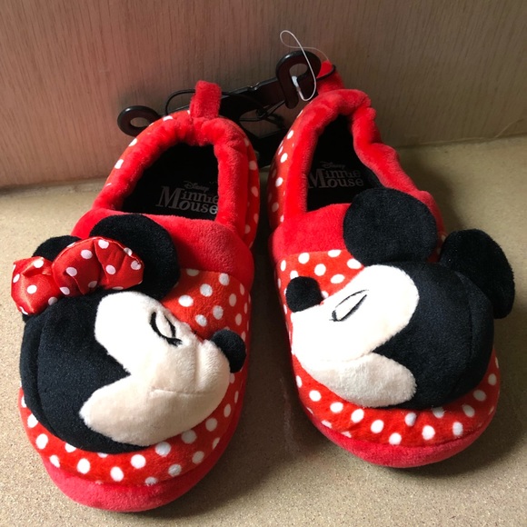 Disney Other - DARLING NEW SLEEPING MINNIE MOUSE SLIPPERS